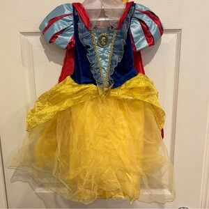 Kids Girls Disney Snow White Dress grown Costume Size 3